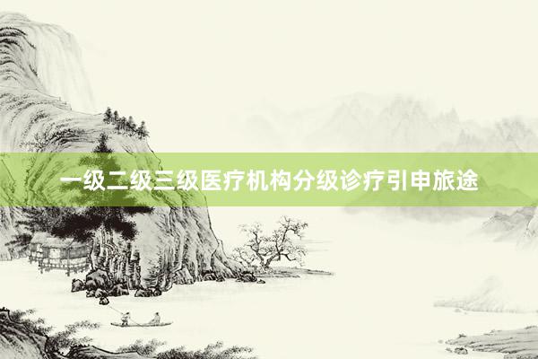 一级二级三级医疗机构分级诊疗引申旅途